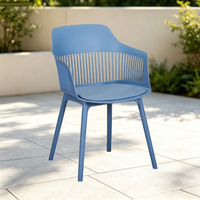 Chaises de salle à manger empilables en plastique de luxe moderne - Ergonomiques, portables et légères pour la maison, le bureau et l'hôtel