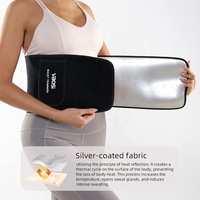 VBOSi 1638 Ceinture d'entraînement à la taille élastique pour femmes OEM Support de posture de sauna amincissant pour la sueur améliorée Brûler la graisse du ventre Fitness