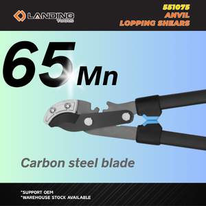 551075 30 Inch Heavy Duty Geared Anvil <b>Lopper</b> with Carbon Steel Blade for Cutting Thick Dead Branches - Product Image 2