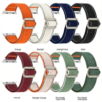 Bracelet de montre intelligente en nylon tissé élastique Upro pour Apple Watch Ultra 3 2 49 mm, bracelet OEM ODM Fabricant