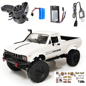 WPL C24-1 <strong>Hilux</strong> Simulated All Terrain DIY Electric 4WD 4X4 Led Light Alloy Remote Control <strong>RC</strong> Climbing Truck Toy Vehicle for Boys - Product Image 6