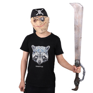 Raccapricciante spaventoso costume di Halloween maschera pirata adulti decorazione festa oggetti di scena animale lupo maschera raccapricciante parassita maschera in lattice - Product Image 2