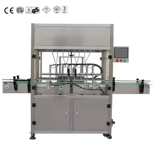 Automatic Filling And Capping Machine Production Line 4/6/8/10/12 Heads Liquid Filling Machine For Milk/water/wine