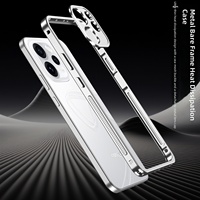 Étui de protection antichoc en acier inoxydable avec trous de dissipation thermique pour OPPO Reno 14/15/16 Pro K15 Pro Reno 16