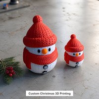 Service d'impression 3D personnalisé pour Noël, ornements, cadeaux, SLA, SLS, MJF, FDM, 1 pièce MOQ, prototype en 1 à 3 jours