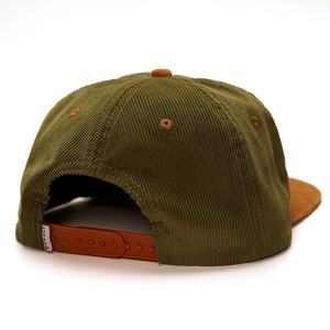 Gorras de Pana de Dos Tonos Personalizadas, Gorras Originales de 5 Paneles con Logotipo de Parche Tejido Sin Estructura - Product Image 3