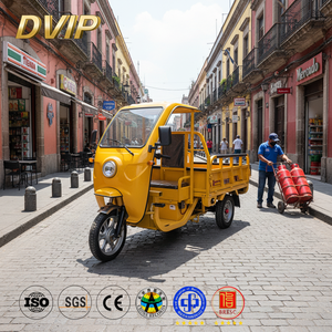 Camionnette électrique intelligente à 2 roues, carrosserie ouverte, pour le transport <span class=keywords><strong>de</strong></span> GPL, avec support pour 15 bouteilles <span class=keywords><strong>de</strong></span> gaz, assistance au freinage et capacité <span class=keywords><strong>de</strong></span> charge élevée pour une livraison urbaine sécurisée - Product Image 1