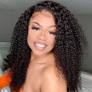 วิกผมคนสวิสฟิล์ม Hd,วิกผมลูกไม้ด้านหน้าแอฟริกันอเมริกันสำหรับผู้หญิงผิวดำเจนนิเฟอร์แอฟริกาแอฟโฟร่หยิกหยักศกบราซิล - Product Image 4