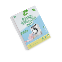 Feuilles/bandes de lessive jetables biodégradables écologiques avec 50%-80% d'ingrédients populaires aux États-Unis et au Canada