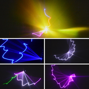 Lớn gáo km002rgb DMX512 ánh sáng laser 180mW RGB Laser động cơ đầy màu sắc Máy quét DJ ánh sáng sân khấu hiển thị - Product Image 2