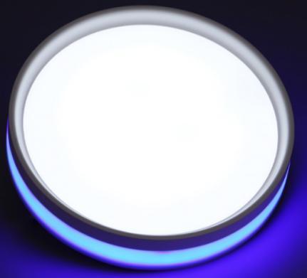 Commercial RGB LED Panel Light 24W Ultra Thin Surface Mount Dimmable Ceiling Fixture for Office and Hotel Projects