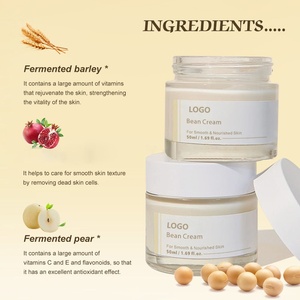Vente en gros de lotion pour le visage coréenne à la céramide 50 ml, au thé vert et à la vitamine E, crème hydratante apaisante longue durée pour tous les types de peau - Product Image 2