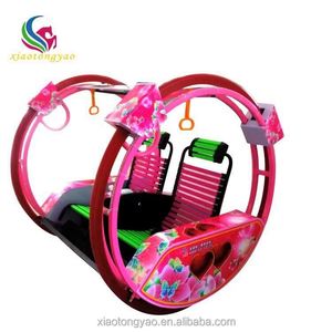 Voiture Rotative Authentique pour Enfants, Design Automobile, 2 Places, en Plastique, pour l'Extérieur – Modèle Happy Car, Vente Flash - Product Image 6