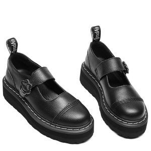 <span class=keywords><strong>Botines</strong></span> de Moda <span class=keywords><strong>para</strong></span> <span class=keywords><strong>Mujer</strong></span>, de Cuero Genuino, Tacón Grueso, Punta Redonda, Tallas Grandes, Suela Gruesa, Zapatos <span class=keywords><strong>para</strong></span> Caminar, <span class=keywords><strong>para</strong></span> Oficina y Universidad - Product Image 3