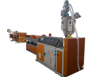 Machine de fabrication de tuyaux de chicha en PVC, PP, PE à vis unique de haute précision, machine à tuyaux ondulés pour conduites électriques, roulement de moteur de pompe