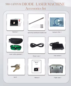 Lifting facial con láser endo de 1470nm, tensado de cuello con láser endo dual de 980nm, máquina de terapia láser de diodo Body Tite mínimamente invasiva. - Product Image 5