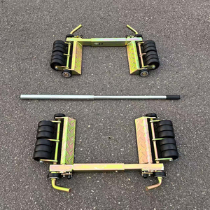 Plataforma Rodante Universal de Acero Industrial para Remolque de Automóviles con Patines de Neumáticos de Ancho Ajustable para la Mayoría de los Sedanes, SUV, Camionetas y Camiones Ligeros - Product Image 2