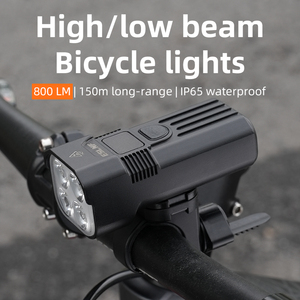 Équipement de cyclisme extérieur étanche IP65 en gros - Phare avant de <span class=keywords><strong>vélo</strong></span> en alliage d'aluminium avec affichage numérique LED intelligent pour 800 lm - Product Image 2