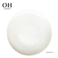 Assiettes à dîner en céramique blanche en porcelaine en gros avec une bonne qualité à bas prix pour toutes les occasions Vaisselle en porcelaine