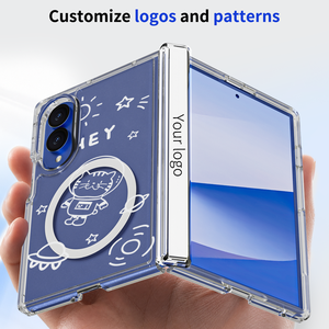 Étui magnétique transparent personnalisé avec motif pour Galaxy Z Fold 8 Ultra, protection de charnière, design DIY, <span class=keywords><strong>coque</strong></span> avec logo - Product Image 6