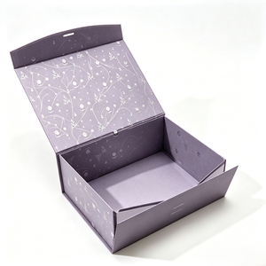Caja de Regalo para Café, Magnética y Plegable, con Cinta, Logotipo Personalizado, Empaque de Papel Rígido de Lujo para Sets de Regalo de Café Navideños - Product Image 1