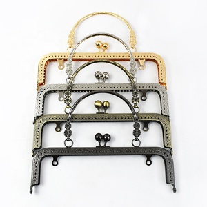 Meetee Bf012 20.5Cm Tự Làm Túi Bộ Dụng Cụ Khung Ví Hôn Clasp May Chân Đế Vuông Nổi Hướng Dương Túi Xách Xử Lý - Product Image 3