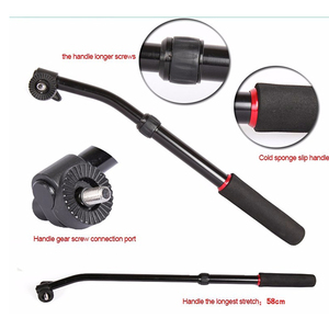 Trépied professionnel Jie Yang JY0606 pour appareil photo reflex avec tête amortie 75 mm compatible <span class=keywords><strong>Manfrotto</strong></span> - Product Image 6