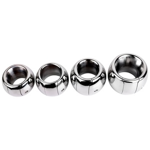 Anillo para Pene Gigante de Metal FRRK para Hombres, Anillo para Retrasar la Eyaculación, Anillo para Escroto, Herramienta para Bloquear el Esperma, Juguetes Sexuales para Hombres - Product Image 5