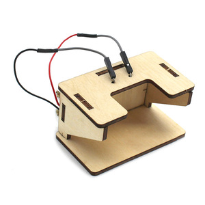 Kit de experimentos científicos para niños, modelo de madera, juguete educativo para niños de 4 a 6 años, funciona con pilas, Control Manual, forma geométrica - Product Image 4