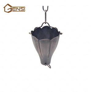 Chaîne <span class=keywords><strong>de</strong></span> pluie <span class=keywords><strong>de</strong></span> style japonais, sortie extérieure, type lotus, chaîne <span class=keywords><strong>de</strong></span> pluie en cuivre pour systèmes <span class=keywords><strong>de</strong></span> gouttières - Product Image 3