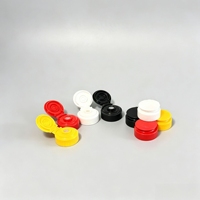 Bouchon à clapet en plastique de 28 mm, 32 mm, 38 mm avec valve en silicone pour bouteille de ketchup, confiture, sauce