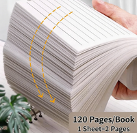 Cuaderno de Papel Offset 120P A5 Kawaii con Rayas, Cubierta de PP, Tapa Gruesa, Impresión Personalizada Promocional para la Escuela y la Oficina