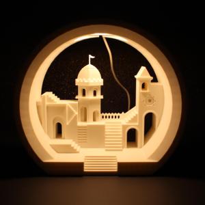 Monument Valley - Adorno de Plástico Impreso con Diseño Creativo de Fantasía y Ciencia Ficción, Personalizable, Juguete Personalizado Jinccai para Niños, Excelente - Product Image 2