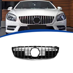 กระจังหน้าทรง GT สำหรับ Mercedes-Benz SL-Class R231 ผลิตจากพลาสติก ABS สำหรับเปลี่ยนแทนกระจังหน้าเดิม ปี 2013-2016 - Product Image 1