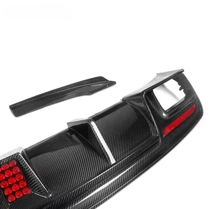 Diffusore Posteriore in Fibra di Carbonio, Splitter per Paraurti Posteriore, Kit Carrozzeria Aerodinamico per <span class=keywords><strong>Mercedes</strong></span> CLA220 CLA250 CLA260 CLA45 <span class=keywords><strong>W117</strong></span> C117 - Product Image 6