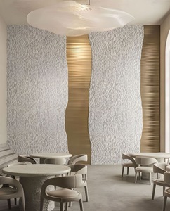 3D fleksibel panel bata alami ubin lembut batu Veneer pelapis dinding eksterior untuk kamar desain Modern