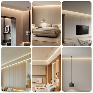 Trimless Indoor LED <strong>Wall</strong> Washing <strong>Light</strong>, Drywall Aluminum Channel, Ceiling &amp; Corner LED Lighting, 6000 Series Profile - Product Image 5