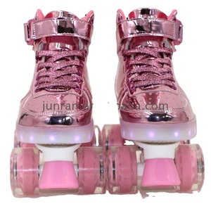 Patins à Roulettes Réglables Femme High Bounce - Taille Ajustable 9-12 (US), Pour Extérieur, Neufs Avec Défauts Mineurs Possibles