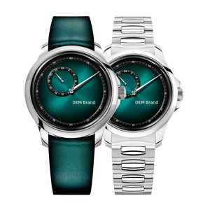 นาฬิกาผู้ชายระบบกลไกอัตโนมัติสีม่วงพร้อม Seiko ระบบอัตโนมัติหน้าปัดแสงอาทิตย์40มม. กระจกคริสตัลแซฟไฟร์ออกแบบโลโก้ได้ตามต้องการ NH39 - Product Image 2