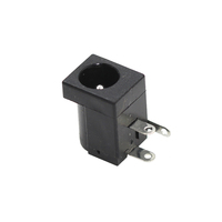 5.5x2.1mm DC-005 Noir DC Power Jack Socket DC Connecteurs Fournir Baril-Type À Angle Droit PCB Mont Terminal