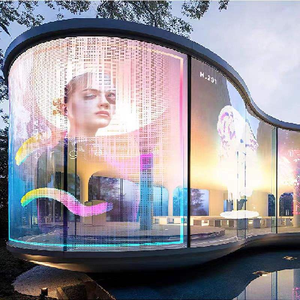 P10 Flexible LED Film Display Outdoor Transparent Film LED Digital Signage Curtain film Display for <b>Window</b> - Product Image 2