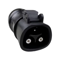 Adaptateur de chargeur EV européen Qiaoyi 7KW, état neuf, type NACS Type2, tête de charge 32A, 220V, noir, PC+copper, garantie 1 an