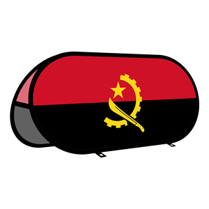 Angola Oval Pop up <b>Banner</b> Warp-knitted Fabric for Outdoor Advertising Promotion Outdoor Tent - Product Image 1