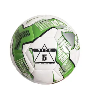 Club high quality training match football PVC / PU custom promotional soccer ball size 5