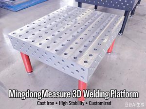 Plataforma de Soldadura 3D de Hierro Fundido, Mesa de Fijación Tridimensional <span class=keywords><strong>para</strong></span> Soldadura - Product Image 2
