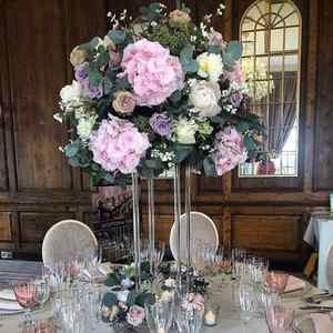 Wedding Centerpiece Acrylic Transparent <b>Display</b> <b>Flower</b> Rack Stand Holder Crystal Stage Pillar for Wedding Party - Product Image 3