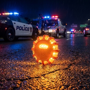 Luz de Advertencia de Seguridad Vial <span class=keywords><strong>LED</strong></span>, Baliza de Emergencia Magnética con Gancho para Coche/Bicicleta y Uso en Exteriores, Material de PC, Protección IP65 - Product Image 6