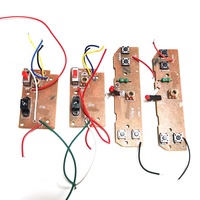 Placa de Circuito Impreso para Control Remoto de Automóvil de 4 Canales, Ensamblaje de PCB TX y RX, Placa de Circuito Electrónico para Automóvil de Juguete RC de 6 Canales, Chip IC, Placa Base con LED