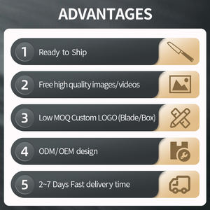 Coltelli da cucina giapponesi in acciaio inossidabile ad alto tenore di carbonio da 180mm coltelli da disossare con filetto di <span class=keywords><strong>pesce</strong></span> con fodero in legno - Product Image 6