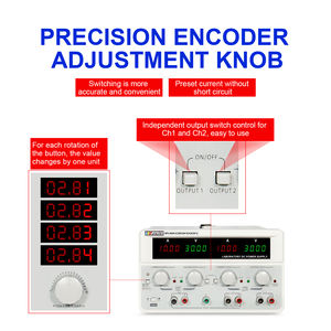 Fuente de Alimentación Lineal de CC MATRIX MPS-3010H-3C, 30V 10A 615W con 3 Canales, Nueva Llegada - Product Image 4